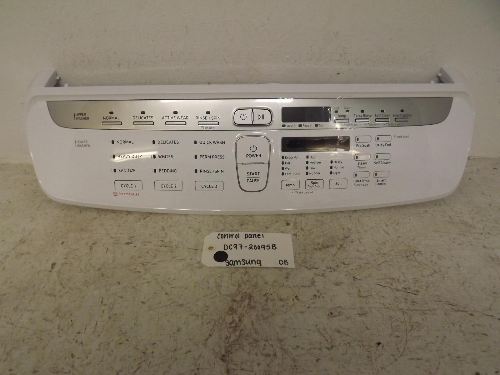Samsung Washer DC97-20095B Control Panel Open Box Samsung Washer DC97-20095B Control Panel Open Box